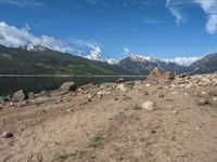 Colorado Landscape: Lake and Mountains