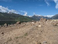 Colorado Landscape: Lake and Mountains