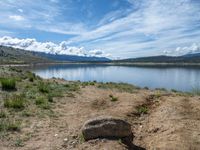 Colorado Landscape: Majestic Mountains and Tranquil Lake