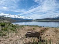 Colorado Landscape: Majestic Mountains and Tranquil Lake