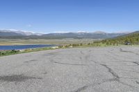 Colorado Landscape: Mountain and Lake under Clear Skies