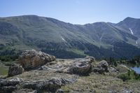 Colorado Landscape Mountain Range View