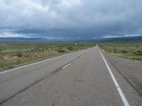 Colorado Landscape: Road under a Gloomy Sky