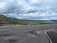 Colorado Landscape: Road, Lake, and Campground