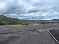 Colorado Landscape: Road, Lake, and Campground