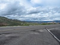 Colorado Landscape: Road, Lake, and Campground