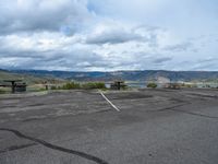 Colorado Landscape: Road to the Lake with Nature Surrounding