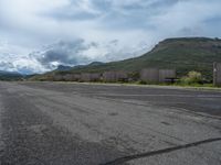 Colorado Landscape: Road, RV, and Parking Lot