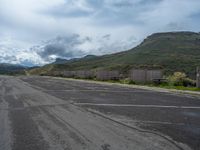 Colorado Landscape: Road, RV, and Parking Lot