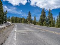 Colorado Landscape: Road Towards the Summit in the USA