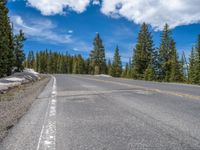 Colorado Landscape: Road Towards the Summit in the USA