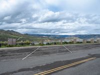 Scenic Road and Lake in Colorado