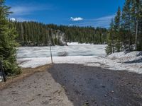 Colorado Landscape: Snow Covered Road