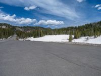 Colorado Landscape: Snowy Mountains and Frozen Lake