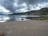 Colorado Landscape in USA: Open Space with Beach by the Lake