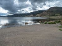 Colorado Landscape in USA: Open Space with Beach by the Lake