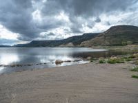 Colorado Landscape in USA: Open Space with Beach by the Lake