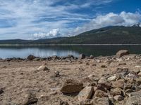 Colorado Landscape: Open Space and Lake in the USA