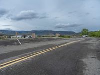 Colorado Landscape: Road by the Lake in the USA