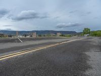 Colorado Landscape: Road by the Lake in the USA