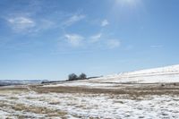 Colorado Landscape: Winter Mountain View