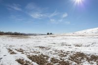 Colorado Landscape: Winter Mountain View