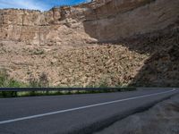 Colorado Mountain Landscape: A Road Under a Clear Day