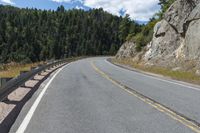 Colorado Mountain Landscape: A Straight Road Through Nature