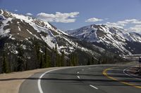 Colorado Mountain Landscape: Sunlight and Snow