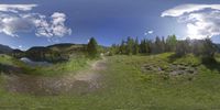 the view from a mountain overlook, as seen on google earth view 360s it