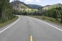 Scenic View: Road through Colorado's Mountain Pass