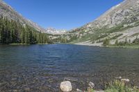 Colorado Mountain Range Under a Clear Sky