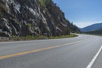 Colorado Mountain Road Under a Clear Sky