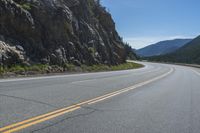 Colorado Mountain Road Under a Clear Sky