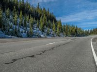 Colorado Mountain Road: A Snowscape to Behold