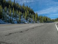 Colorado Mountain Road: A Snowscape to Behold