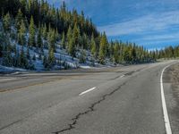 Colorado Mountain Road: A Snowscape to Behold