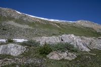 Colorado Mountains with Rocky Outcrops