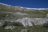 Colorado Mountains with Rocky Outcrops 002