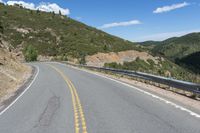 Colorado Mountains in USA: A Straight Road Perspective