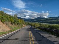 Colorado's Pikes Peak: Asphalt and Clouds