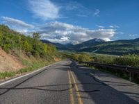 Colorado's Pikes Peak: Asphalt and Clouds