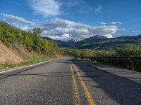 Colorado's Pikes Peak: Asphalt and Clouds