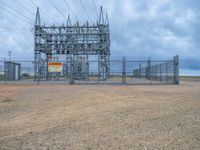 Colorado Power Plant and Nature on Dirt and Gravel Surface