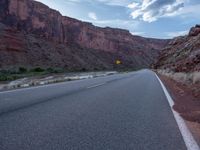 Road Through the Landscape of the Colorado River Canyon