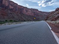 Road Through the Landscape of the Colorado River Canyon