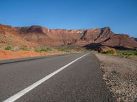 Colorado River Canyon Road in Utah