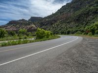 A Road Along the Colorado River: Exploring the USA Landscape