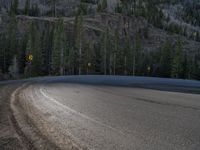 Colorado Road: Asphalt and Mountain Shadow