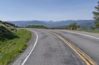 Colorado Road to Black Canyon: A Clear Sky Above